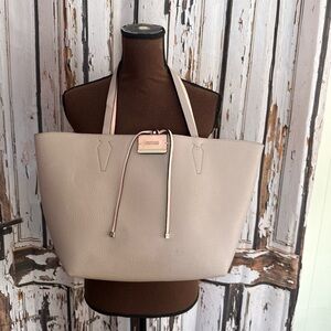 Guess Bobbie beige reversible large tote bag see details